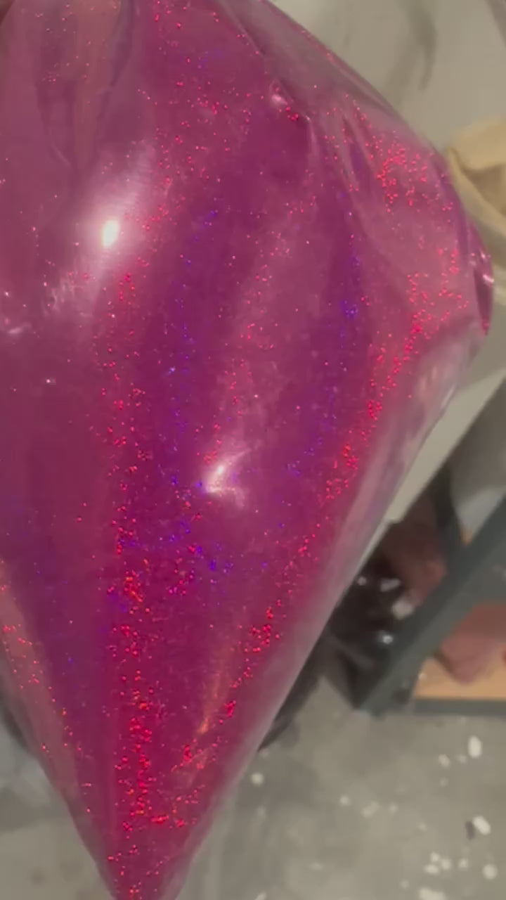 Pink Holographic Metal flake